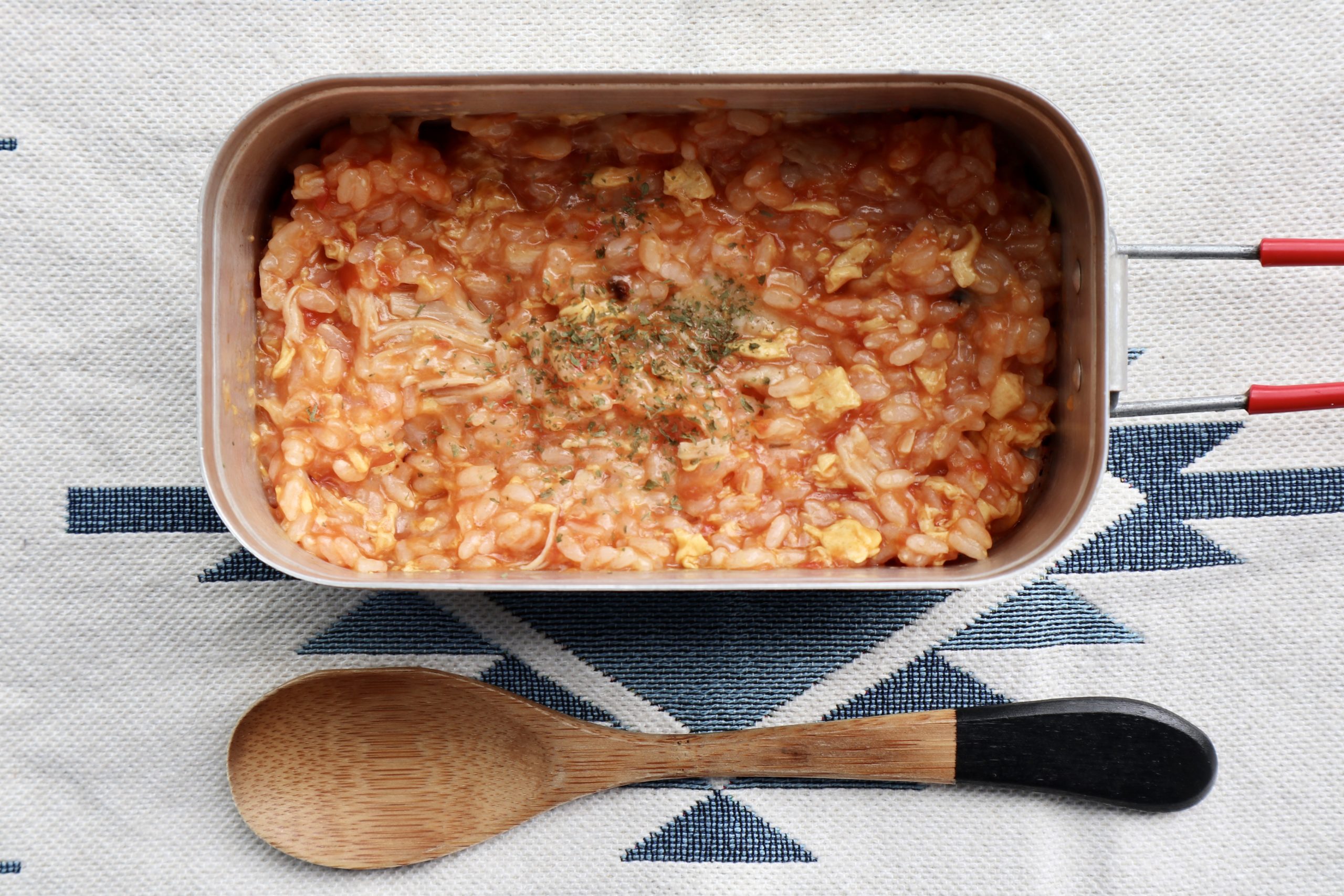 親子丼トマトリゾット