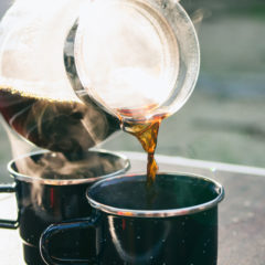 アルコールストーブでコーヒーを淹れる