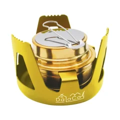 コンパクトでスタイリッシュに火元確保！DaLaCa『アルコールストーブ』